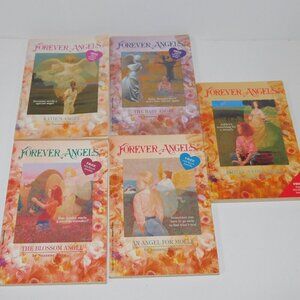 Forever Angels By Suzanne Weyn Set 5 Fiction Paperback Books with Stickers